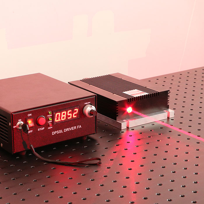 635nm 637nm 638nm 2W Alto Voltaje Láser semiconductor Rojo Fuente láser